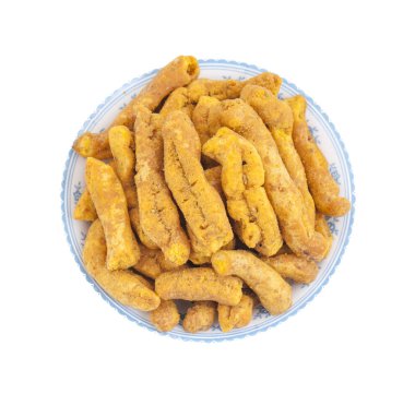 Ganthiya de Ghatiya vardır derin kızarmış Hint aperatifler nohut unundan yapılmış Gathiya biliyorum. Onlar Gujarat bir popüler çay saati snack vardır. Bunlar yumuşak ve değil diğer birçok Hint aperatifler gibi gevrek