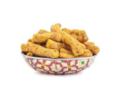 Ganthiya de Ghatiya vardır derin kızarmış Hint aperatifler nohut unundan yapılmış Gathiya biliyorum. Onlar Gujarat bir popüler çay saati snack vardır. Bunlar yumuşak ve değil diğer birçok Hint aperatifler gibi gevrek