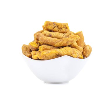 Ganthiya de Ghatiya vardır derin kızarmış Hint aperatifler nohut unundan yapılmış Gathiya biliyorum. Onlar Gujarat bir popüler çay saati snack vardır. Bunlar yumuşak ve değil diğer birçok Hint aperatifler gibi gevrek