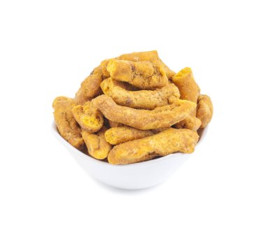 Ganthiya de Ghatiya vardır derin kızarmış Hint aperatifler nohut unundan yapılmış Gathiya biliyorum. Onlar Gujarat bir popüler çay saati snack vardır. Bunlar yumuşak ve değil diğer birçok Hint aperatifler gibi gevrek