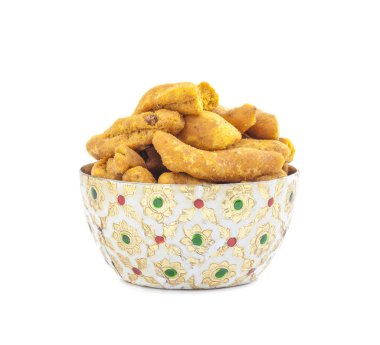 Ganthiya de Ghatiya vardır derin kızarmış Hint aperatifler nohut unundan yapılmış Gathiya biliyorum. Onlar Gujarat bir popüler çay saati snack vardır. Bunlar yumuşak ve değil diğer birçok Hint aperatifler gibi gevrek