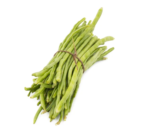 Heap Green Beans Também Chamado Snap Beans String Beans Isolado — Fotografia de Stock