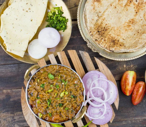 Die Indische Küche Sev Tamatar Auch Sev Tamaeta Oder Sev — Stockfoto