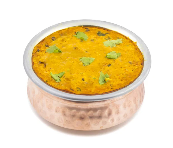Cozinha Vegetariana Indiana Dal Makhani Também Conhecido Como Dal Makhni — Fotografia de Stock