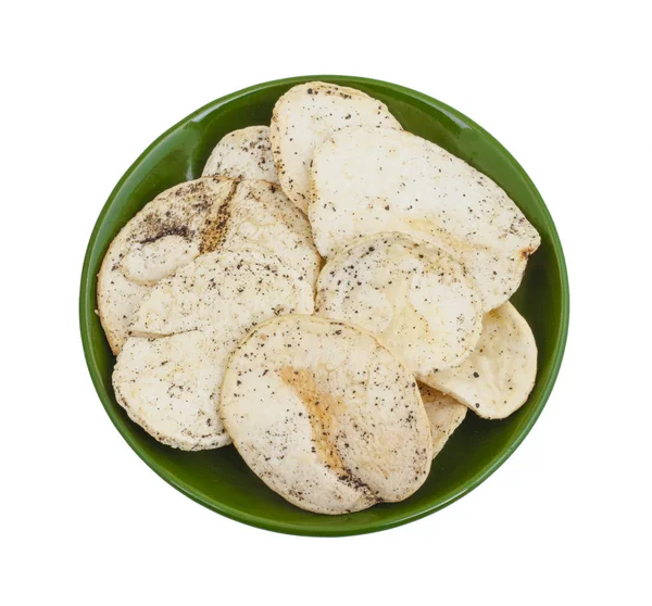 Hint baharatlı patates cipsi de biliyorum Aloo Papri, Aloo Papdi, Alu Papdi, gofret ve Aloo beyaz arka plan üzerinde izole cips