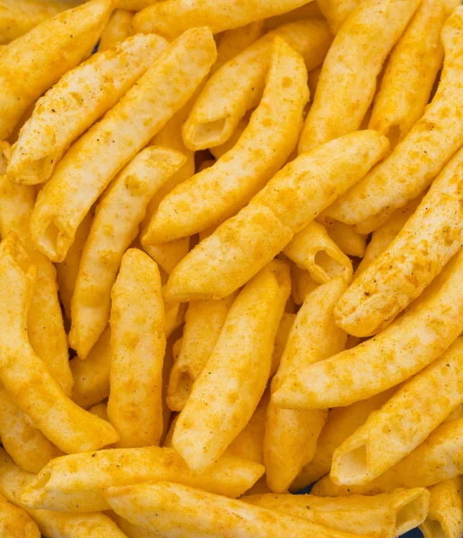 Lezzetli hafif baharatlı patates kızartması Snack