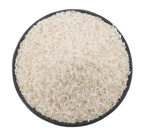 Arroz Cru Saudável Fresco Também Sabe Como Arroz Basmati Chawal — Fotografia de Stock