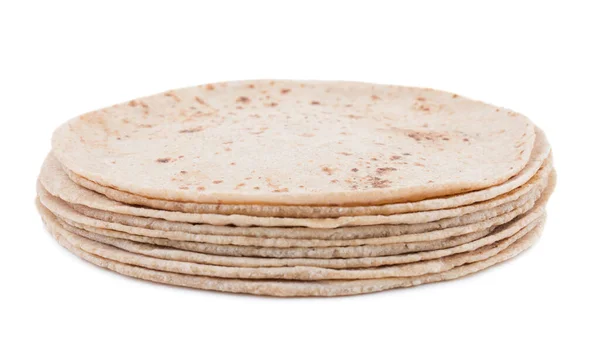 Traditionelle Indische Küche Chapati Auch Bekannt Als Roti Fulka Paratha — Stockfoto