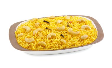 Hint mutfağı Pulav, Vejetaryen Biryani, Vejetaryen Pulav, Sebze Pulav, Biryani veya Sebze Pilav olarak da bilinir.