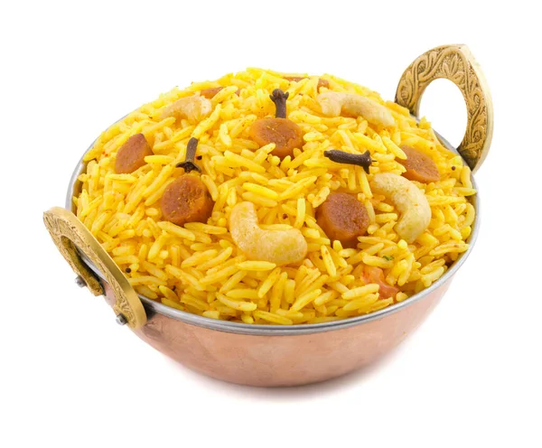 Pulav 채식주의자 Biryani Veg Pulav Pulav Biriyani 라이스 야채와 향신료와 — 스톡 사진