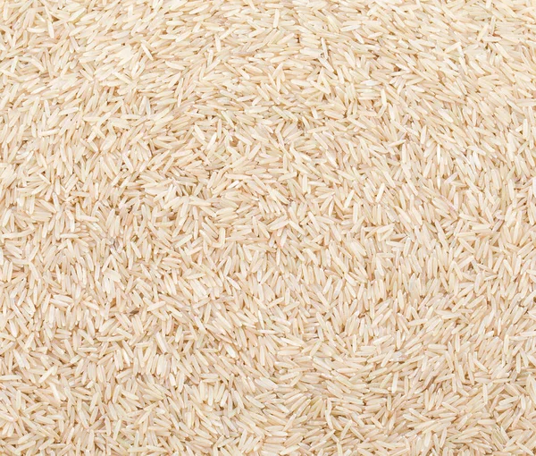 Gesunde Frische Nahaufnahme Von Braunem Reis Hintergrund — Stockfoto