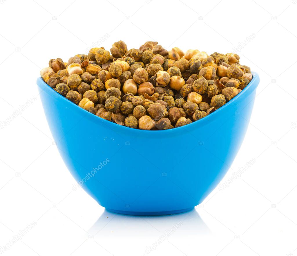 Garbanzo asado o gramo también conocido como Channa o Chana aislado