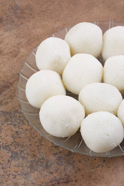 Rasgulla Douce Indienne Aussi Connu Sous Nom Rosogolla Roshogolla Rasagola — Photo