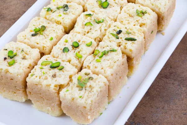 Indian Traditional Famous Sweet Food Mysore Pak or Mysoor Pak