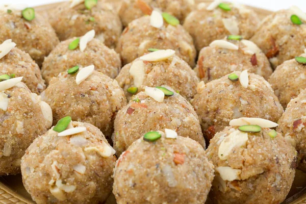 Alimento Dulce Tradicional Indio Urad Dal Laddu También Conocido Como —  Fotos de Stock
