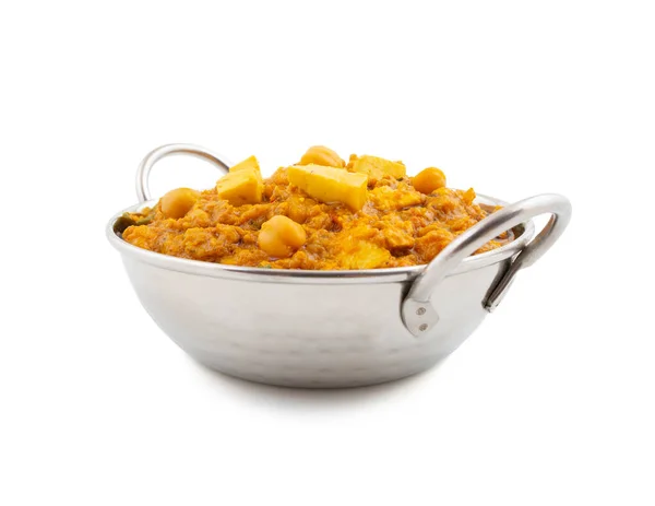 Gesunde Nordindische Küche Chole Paneer Oder Chole Paneer Curry Aus — Stockfoto