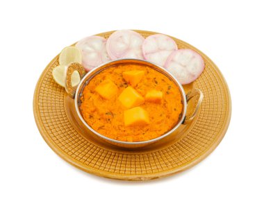 Hint Lezzetli Baharatlı Vejetaryen Mutfağı Paneer Toofani Paneer Tufani, Toofani Paneer Masala veya Dhaba Style Paneer Masala olarak da bilinir.