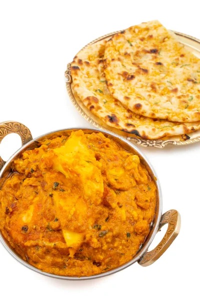 Індійська Вегетаріанська Кухня Спеціальний Солодкий Спекотний Панічний Пасанда Або Опудало — стокове фото