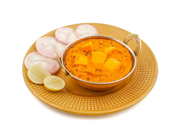 Ινδική Delicious Πικάντικη Χορτοφαγική Κουζίνα Πανίρ Τουφάνι Γνωστό Και Πανίρ — Φωτογραφία Αρχείου