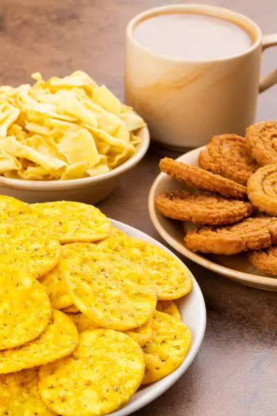 Indian Tea Time Street Snack — Foto de Stock