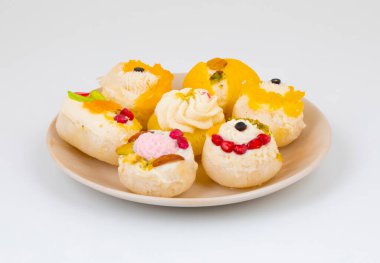 Festivalde yapılan Hint Özel Geleneksel Bengali Tatlı Yemekleri