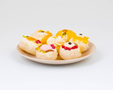 Festivalde yapılan Hint Özel Geleneksel Bengali Tatlı Yemekleri