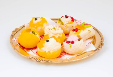 Festivalde yapılan Hint Özel Geleneksel Bengali Tatlı Yemekleri