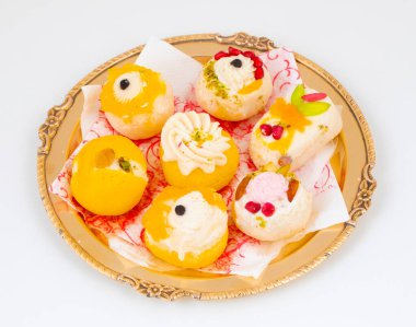 Festivalde yapılan Hint Özel Geleneksel Bengali Tatlı Yemekleri