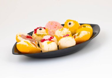 Festivalde yapılan Hint Özel Geleneksel Bengali Tatlı Yemekleri