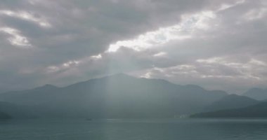 4 k hızlandırılmış kadeh Sun Moon Gölü Ulusal Manzara alan, Nantou, Tayvan