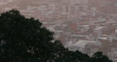 Taipei banliyösü alan hava görünümünü. Taipei, Tayvan