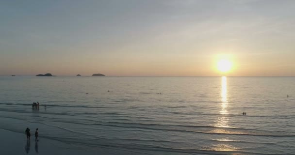 Vue Aérienne Plage Klong Prao Koh Chang Trat Thaïlande — Video