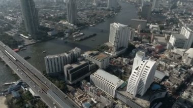 Bangkok, Tayland havadan görünümü