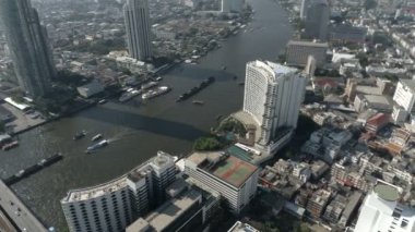 Bangkok, Tayland havadan görünümü