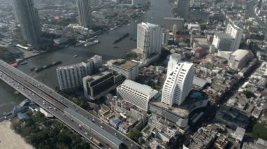 Bangkok, Tayland havadan görünümü