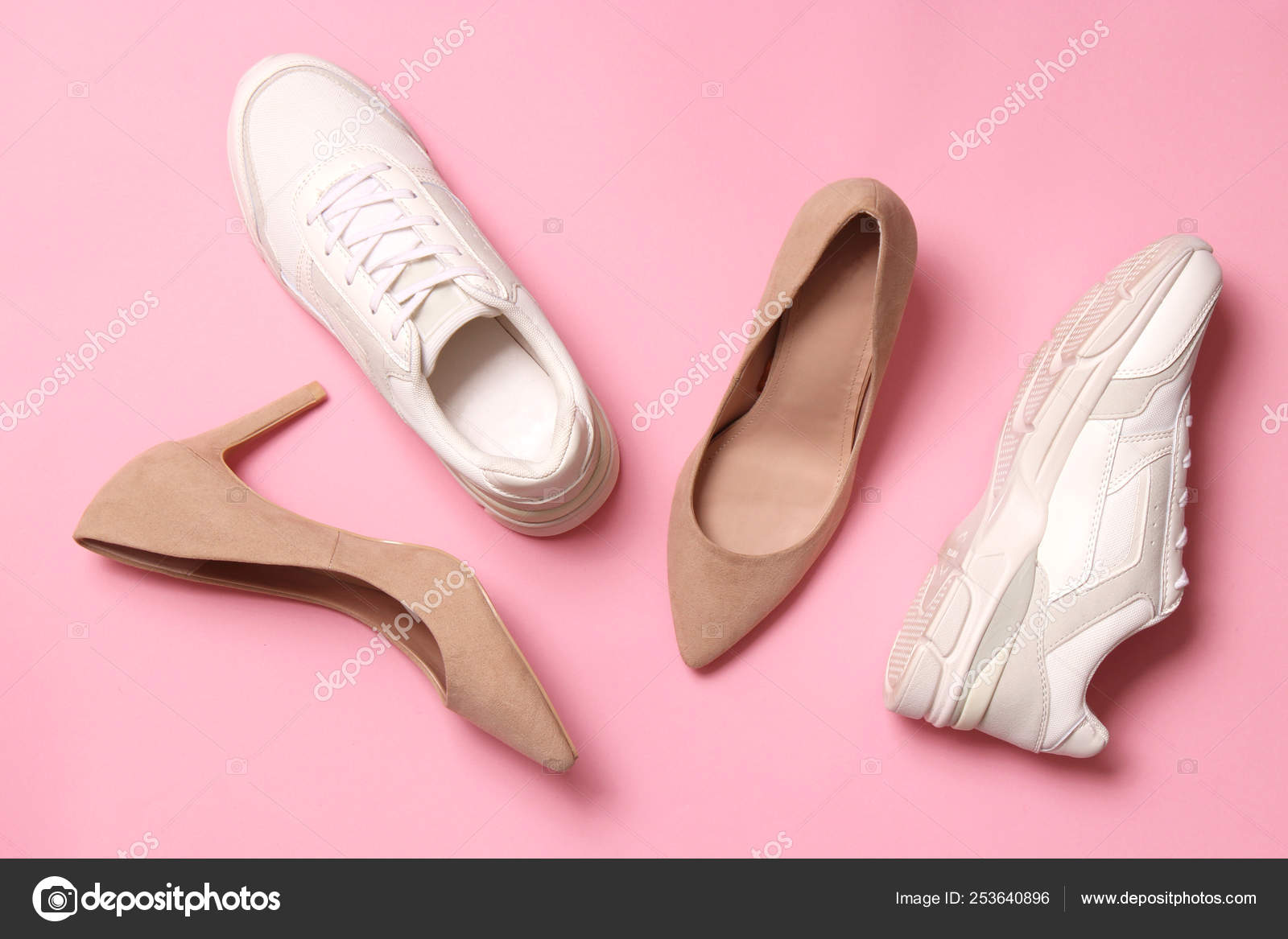 women's sneakers with high heel