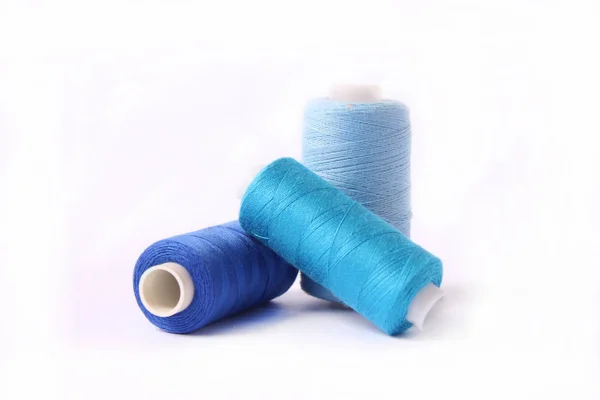 Sewing Threads White Background Set — Stock Photo, Image