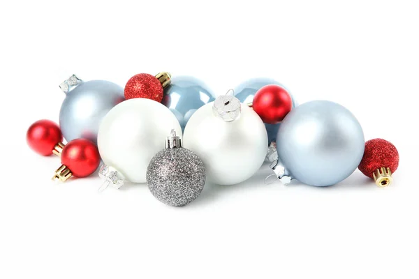 Christmas Decorations Isolated White — Stock Photo, Image