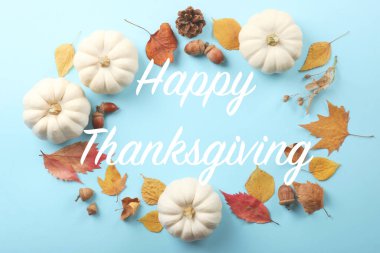 Güzel şükran günü arkaplan manzarası