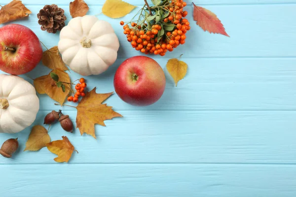 beautiful thanksgiving background top view