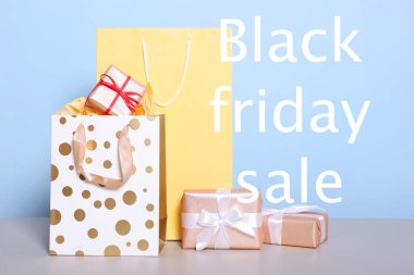 Kara Cuma konsepti. Satış, indirim, alışveriş, alışveriş.