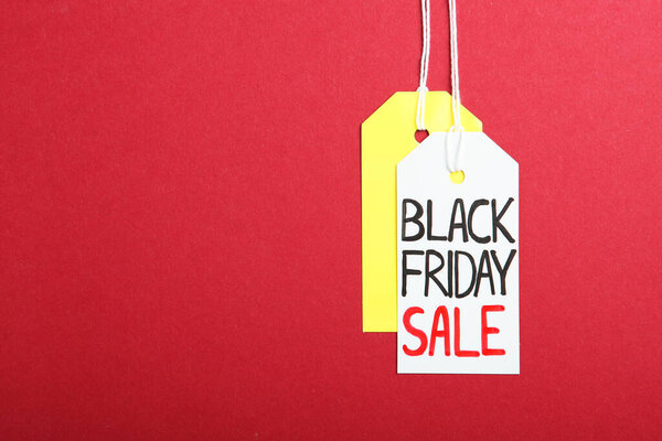 Black Friday concept. Sale, discounts, shopping, shopaholism