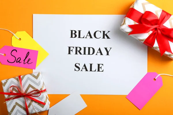 Black Friday Concept Koop Kortingen Winkelen Shopaholisme — Stockfoto