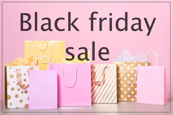 Black Friday Concept Koop Kortingen Winkelen Shopaholisme — Stockfoto