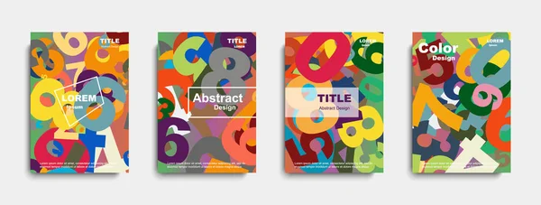 Abstracte Cover Ontwerp Banners Vectorillustratie — Stockvector