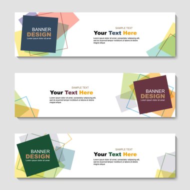 Afiş, soyut web şablonu. vektör çizim