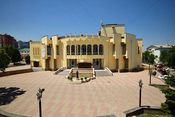 Panorama Kumyk Music Drama Theater Rerefation Area City Makhachkala Republic — стокове фото