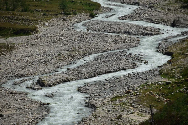 Río Montaña Con Rocas Entre Las Rocas Garganta Cherek Balkarian —  Fotos de Stock
