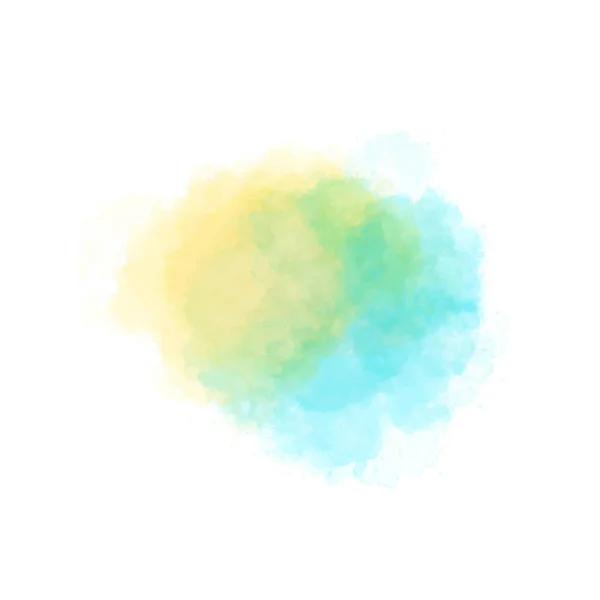 Барвисті плями, акварельний абстрактний ручний пофарбований фон — стоковий вектор