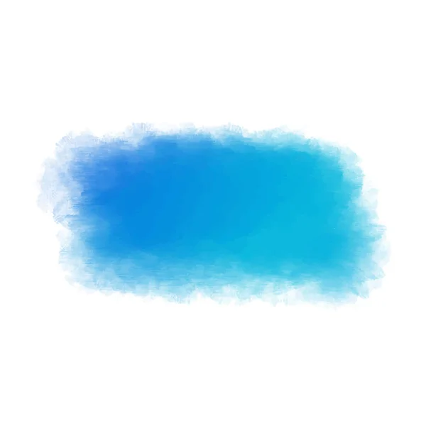 Синя Пляма Акварель Абстрактна Ручна Пофарбована Eps10 — стоковий вектор
